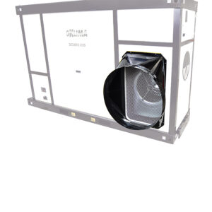 Luchtinlaat slang adapter voor recirculatie warme lucht TITAN 235 & SCUDO 235