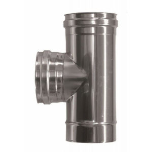 Rookgasafvoer T-stuk thermisch verzinkt ⦰ 150mm